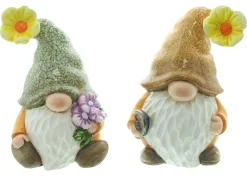 Gartenfiguren|Frank Handels GmbH & Co. KG Wichtel "Gärtner", 2er Set