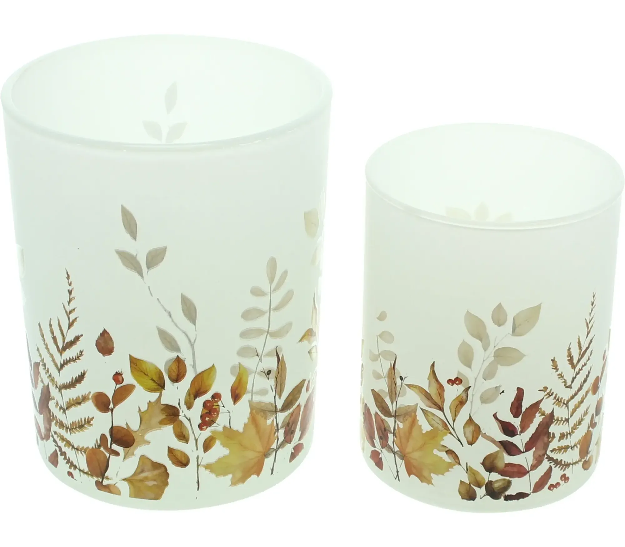 Herbstlichter|Frank Handels GmbH & Co. KG Windlicht "Herbst", 2er Set