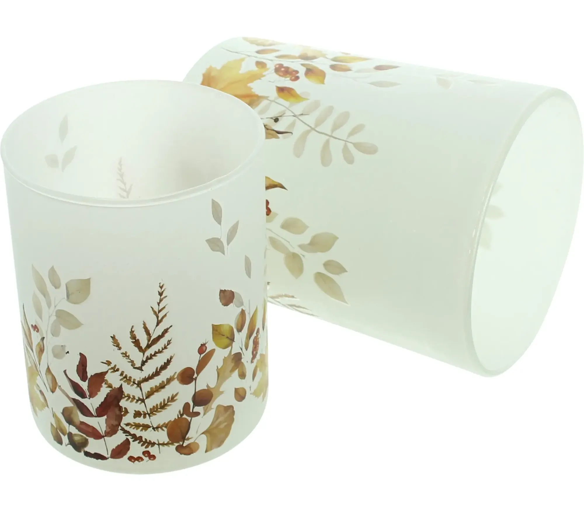 Herbstlichter|Frank Handels GmbH & Co. KG Windlicht "Herbst", 2er Set