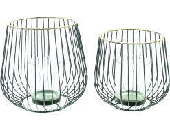 Windlichter|Herbstlichter|Frank Handels GmbH & Co. KG Windlicht "Modern", 2er Set