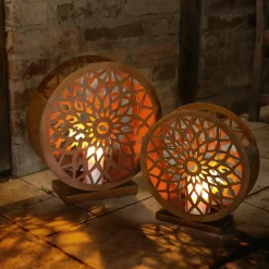 Windlichter|Laternen & Co.|Frank Handels GmbH & Co. KG Windlicht "Ornament", 2er Set