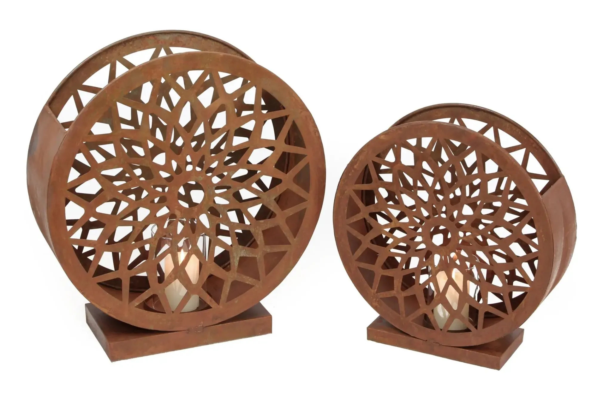 Windlichter|Laternen & Co.|Frank Handels GmbH & Co. KG Windlicht "Ornament", 2er Set