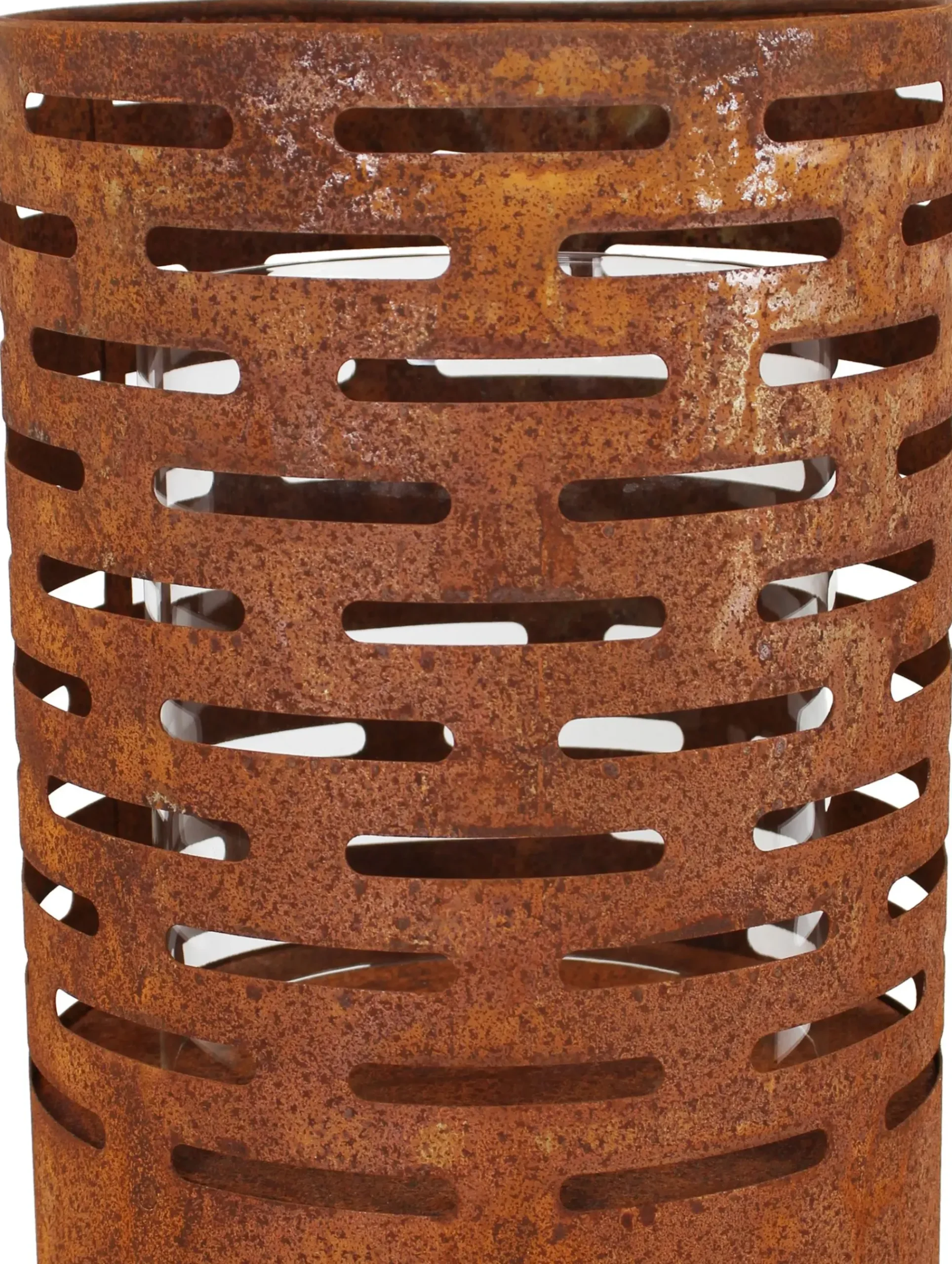 Dekosäulen|Windlichter|Frank Handels GmbH & Co. KG Windlicht "Rost-Säule", 2er Set