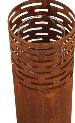 Dekosäulen|Windlichter|Frank Handels GmbH & Co. KG Windlicht "Rost-Säule", 2er Set