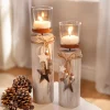 Weihnachtslichter|Frank Handels GmbH & Co. KG Windlicht "Sternchen", 2er Set