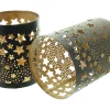 Weihnachtslichter|Frank Handels GmbH & Co. KG Windlicht "Sternenregen", 2er Set