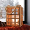 Weihnachtslichter|Frank Handels GmbH & Co. KG Windlicht "Wood"