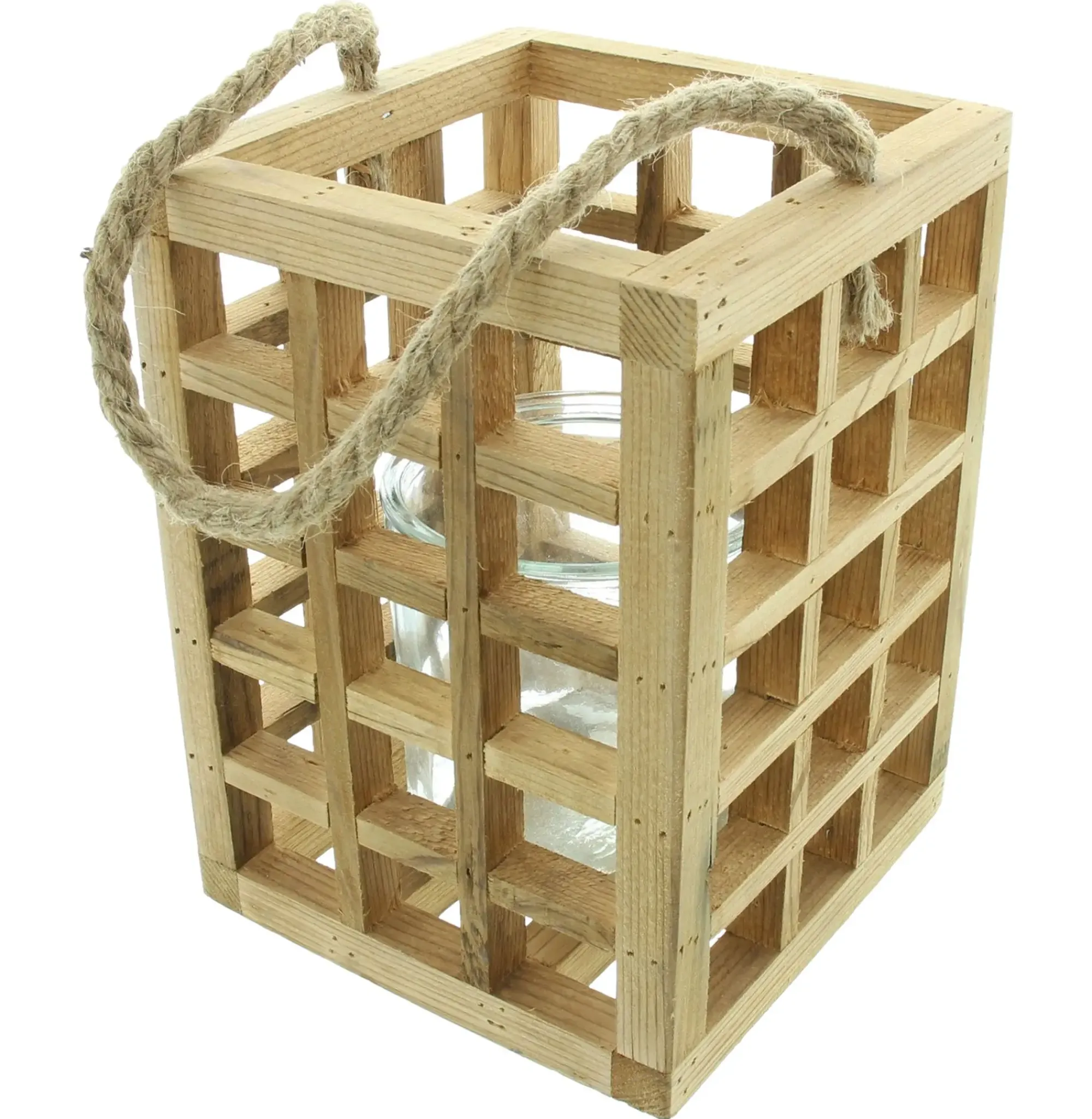 Weihnachtslichter|Frank Handels GmbH & Co. KG Windlicht "Wood"