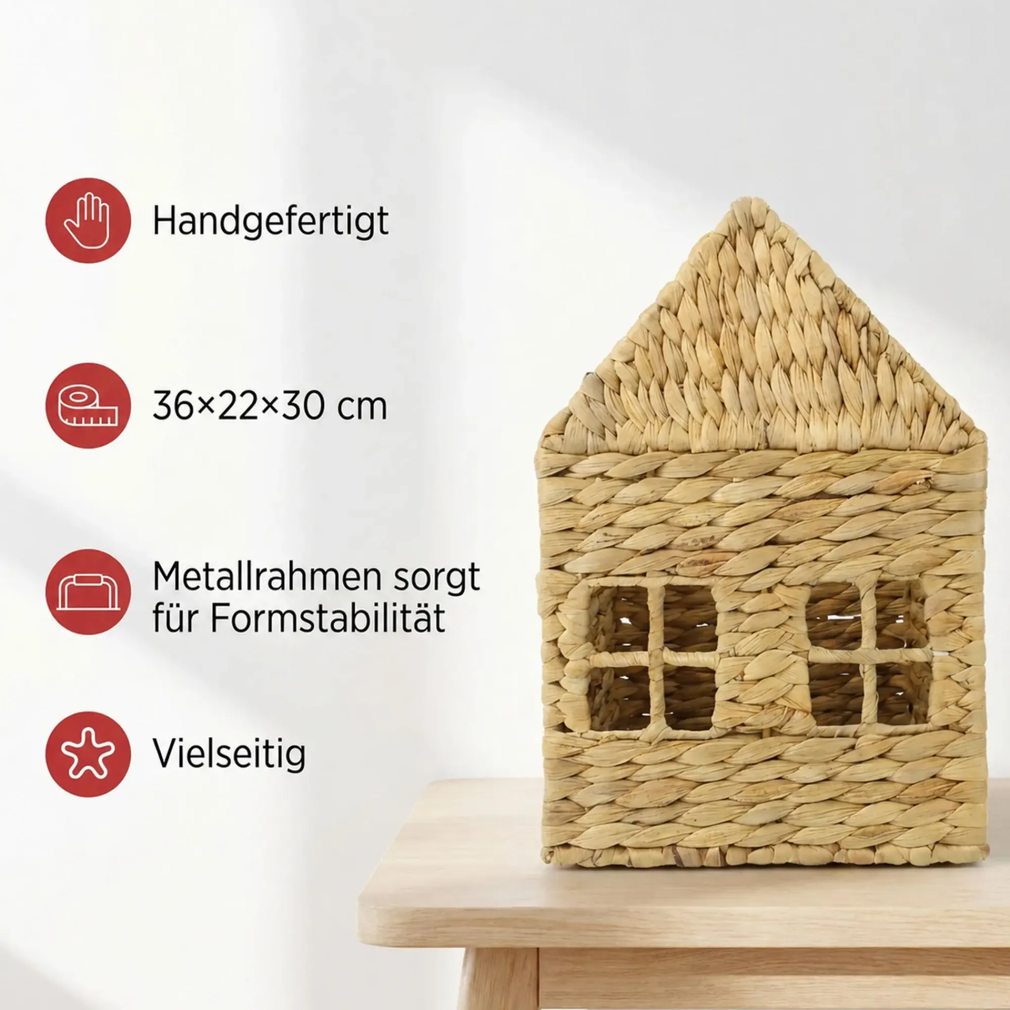 Zeitungskörbe|Wohnzimmer|Frank Handels GmbH & Co. KG Zeitungskorb "Haus"